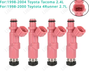 4Pcs Fuel Injectors For 1999-2004 Toyota Tacoma 2.4L 2.7L 4Runner 23250-75080; - Picture 1 of 9