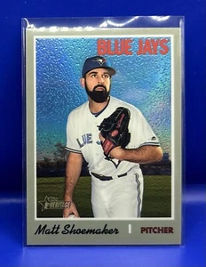 2019 Heritage Matt Shoemaker Chrome Walmart High # SP #/570 Toronto Blue Jays - Picture 1 of 2
