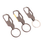 Classic Men Mini Keychain Outdoor Multi-Functional Metal Bottle Opener With Ring