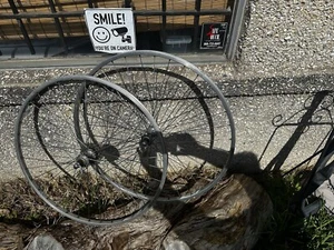 Set ruote 700C - Cerchi Campagnolo Strada allacciati ai mozzi Gipiemme. - Foto 1 di 5