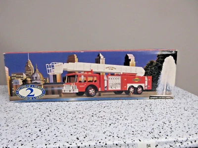 1995 Sunoco Aerial Tower Fire Truck 1/35 Scale Collector's Edition In Box Red - Image 1 of 4