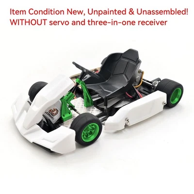 Plastic JDM 298A 1/10 RC Racing Car 4WD RC Go Kart Metal Wheel Hub Unassembled - Image 1 of 4