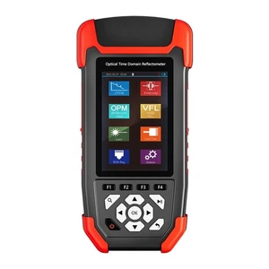 Medidor de potencia reflectómetro de fibra óptica OTDR 1310/1550 nm OPM VFL probador de cable 24 dB - Imagen 1 de 17