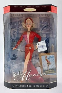 1997 Hollywood Legends Barbie as Marilyn Monroe Puppe / Mattel 17452, NrfB - Imagen 1 de 8