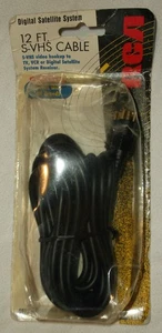 RCA 12 FUSS S = VHS KABEL VINTAGE 1996 NEU DIGITAL SATELLITENANLAGE UNIVERSAL - Bild 1 von 4