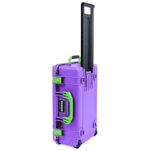 Purple & Lime Green Pelican 1535 Air Case. Kommt leer. - Bild 1 von 4