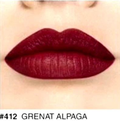 Givenchy Liquid Lipstick Le Rouge Liquide Grenat Alpaga 412 lip Full Size Nib - Image 1 of 4