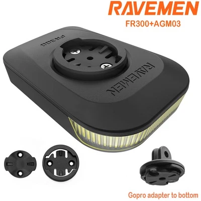 RAVEMEN FR300 Für Garmin Wahoo GPS USB Licht Wiederaufladbare Für Fahrrad Front - Bild 1 von 4