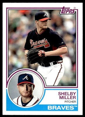 2015 Topps Archives #230 Shelby Miller Atlanta Braves Baseball - Image 1 of 2