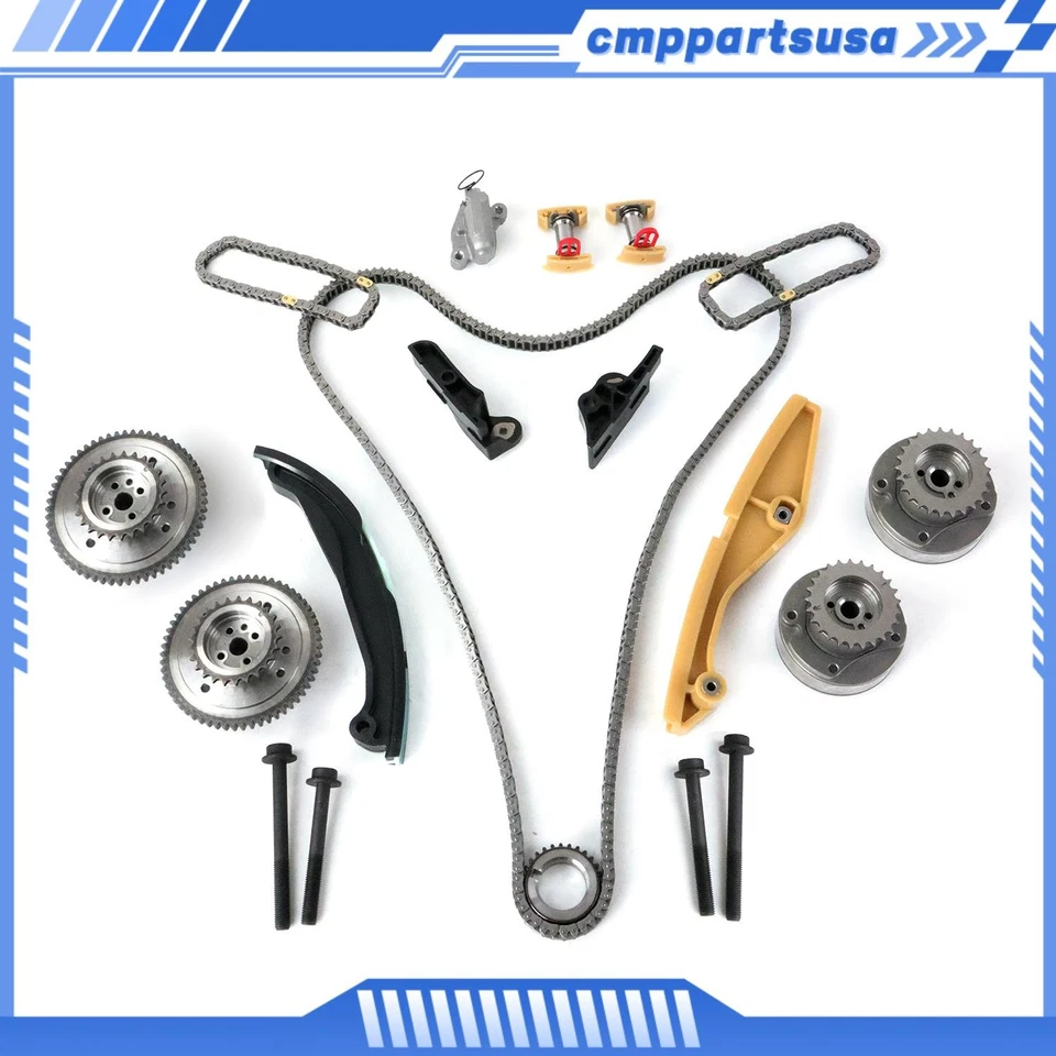 Timing Chain Kit Cam Phaser VVT For Ford Lincoln Taurus Transit Explorer F150 - Image 1 of 4