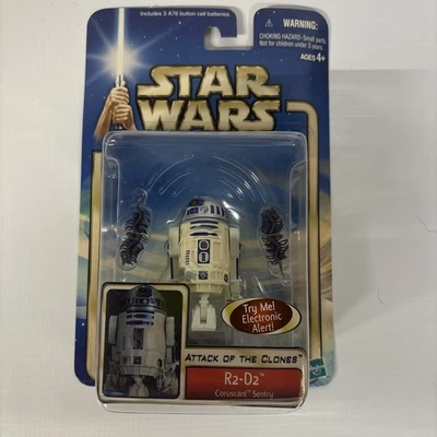 Figura electrónica Hasbro Star Wars Attack of the Clones R2-D2 Coruscant Sentry Foto 1 de 3