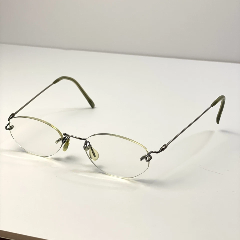 Gafas Kazuo Kawasaki Kooki MP-631 L-Lug marco sin montura Japón 49-24 140 Foto 1 de 4