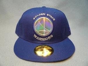 New Era 59fifty Golden State Warriors Iridescent BRAND NEW Fitted cap hat GS Dub - Picture 1 of 10