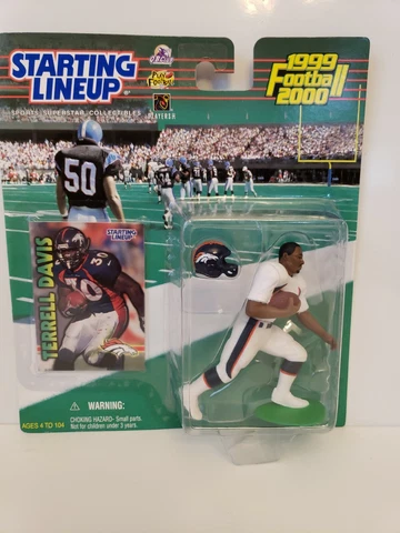 Vintage Starting Lineup New in Box Football 2000 Terrell Davis Denver Broncos Cover