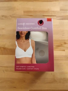 EINer Pack Carole Hochman Damen Seamless Comfort BH weiß Größe M - Bild 1 von 4