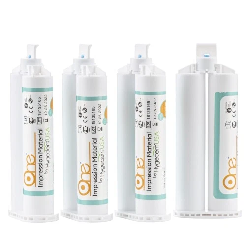 HOUSE BRAND VPS IMPRESSION MATERIAL HEAVY BODY REGULAR SET 4 x 50 ML HYGEDENT USA