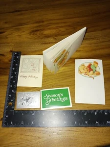 Vintage  Christmas, gift tags,teddybear +,unused - Picture 1 of 3