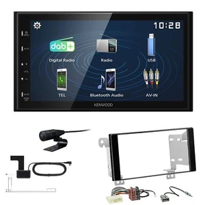 Kenwood 2DIN DAB+ Autoradio für Subaru XV ab 2012 Klavierlack schwarz - Bild 1 von 5