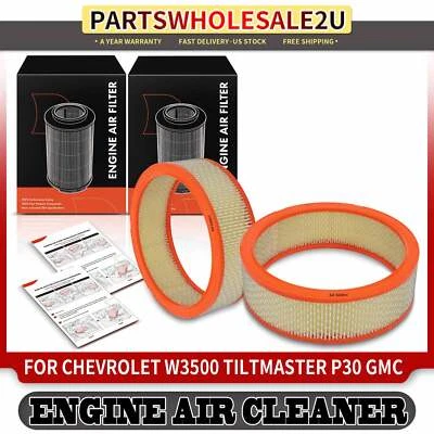 Filtro de aire de 2 motores para GMC C1500 C3500 HD Suburban Yukon Buick Cadillac Checker Foto 1 de 4