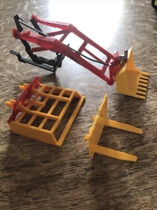 Britains farm front loader for tractor & attachments - Picture 1 of 6