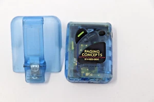 Rare Motorola Bravo LX Pager Beeper bleu translucide avec clip non testé - Photo 1/9