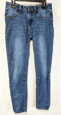 TOTAL GIRL Niña Mediano Ajustable Cintura Pierna Cónica Ajuste Reg Elastizado Jeggings Talla 14R Foto 1 de 4