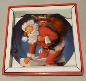 Kirklands Susan Comish Santa Christmas  Limited Edition Signed Collectors Plate  - Picture 1 of 8