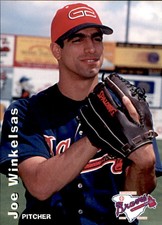 1999 Greenville Braves Grandstand #27 Joe Winkelsas Buffalo New York NY Card