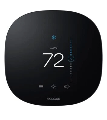 Ecobee - 3 Lite  Smart Thermostat Black With SmartSensor - Image 1 of 3