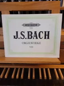 * J.S. Bach: Organ Works, vol 8; órgano (Peters) - Imagen 1 de 1