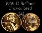 1959 D Lincoln Memorial Cent Brilliant Uncirculated *Jb's Coins*