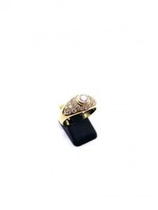 Ring 585 GG mit Brillanten ca. 0,7 ct. GW-SI - Bild 1 von 4