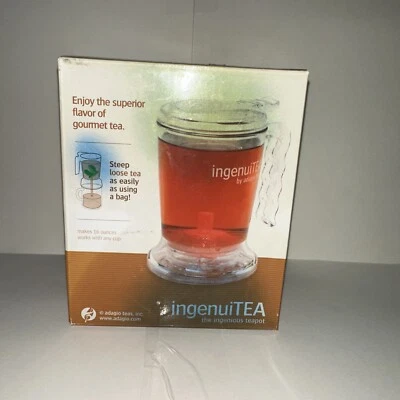Adagio Teas IngenuiTEA Loose Leaf Tea Infuser Teapot 16 oz BPA-Free - Image 1 of 4