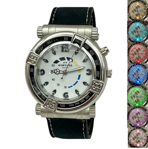 FT FORTUNA Sportuhr 7 Farben Hintergrundbeleuchtung Gummiarmbänder - Bild 1 von 5