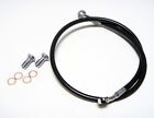 Streamline And 4 Black Extended Rear Steel Braided Brake Line Can Am Ds650 2000 And 