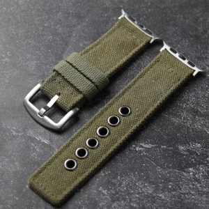 Sportarmband Nylon Canvas Band Bracelet für Apple Watch Ultra 49mm Series 9/8/7/6 - Bild 1 von 19