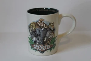 Disney's 2000 Animal Kingdom 3D Animal Relief 20 oz Ceramic Coffee Mug - Picture 1 of 9