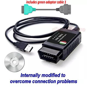 Diagnostic USB Cable ELM 327 Modified & Suitable For MultiEcuScan V5.1 + cable 1 - Picture 1 of 1
