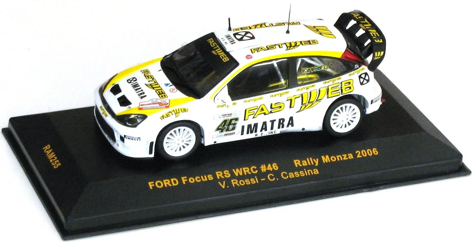 IXO 1:43 FORD FOCUS RS WRC 2006 RALLY MONZA ROSSI CASSINA  ART RAM255 - Immagine 1 di 1