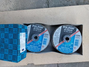 PFERD Germany Polifan Scheiben SG-ZIRKON PFC 180 Z 40 SG 10 Stück in OVP-Neu !! - Bild 1 von 5