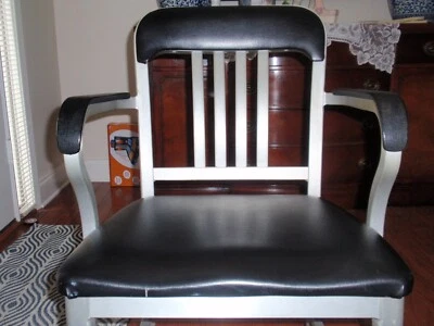 Винтажный алюминиевый вооруженный стул Goodform черный - Изображение 1 из 4