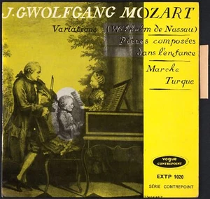 PAULINE AUBERT - Mozart - France EP 45 tours - Picture 1 of 4