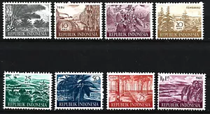 Indonesien - Freimarken Nutzpflanzen Satz postfrisch 1960 Mi. 269-276 - Bild 1 von 1