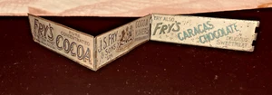 Vintage FRY'S COCOA & CHOCOLATE ADVERTISING RULER-as is-Fold Out Ruler-ca. 1900 - Picture 1 of 7