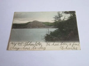 Vintage Green Lake Postkarte in der Nähe von Canada Lake 1905 Sacandaga Park - Bild 1 von 11