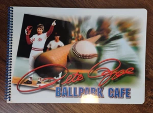 Pete Rose Ballpark Cafe Spiral Bound Menu - Picture 1 of 3