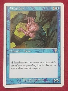 Magic The Gathering 7TH EDITION VIZZERDRIX blue card MTG - Picture 1 of 2