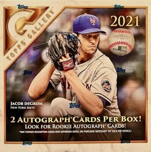 2021 Topps Gallery Baseball Mega Box - 2 Autograph Cards Per Box!! - Picture 1 of 1