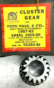 1957-1963 CLUSTER GEAR FORD EDSEL #TG259-8J #B7A-7113B-F NOS - Picture 1 of 14