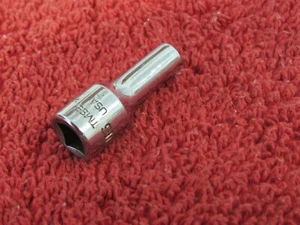 Snap On TMS6 1/4 Drive Standard 3/16 6 Point Semi Deep Socket  - Bild 1 von 3